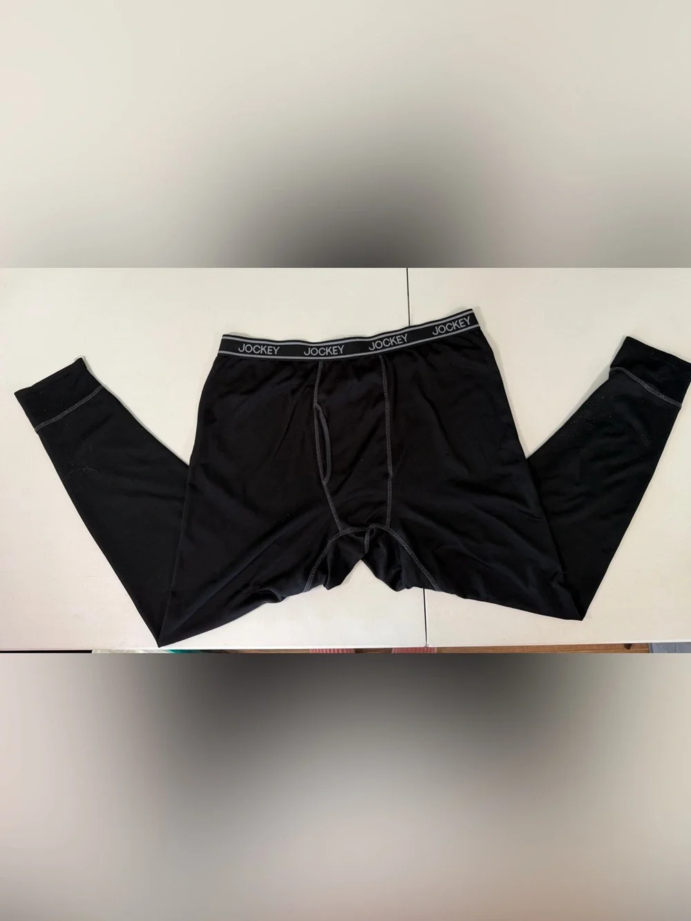 Jockey Pants Mens Large Smart Thermal Long Johns Black Size: large